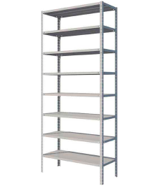 Стеллаж MS Standart 1600х1000х500 8 полок Стеллаж MS Standart 1600х1000х500 8 полок