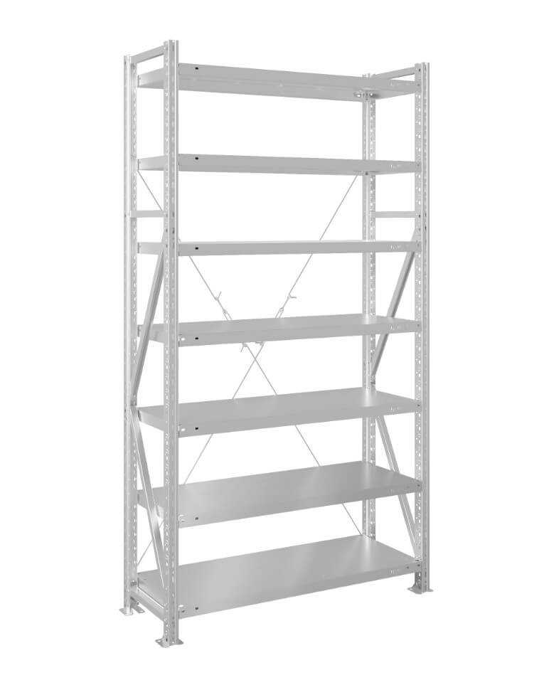 Стеллаж MS U 2000x700x400 7 полок (350 кг, металл) купить в Саратове