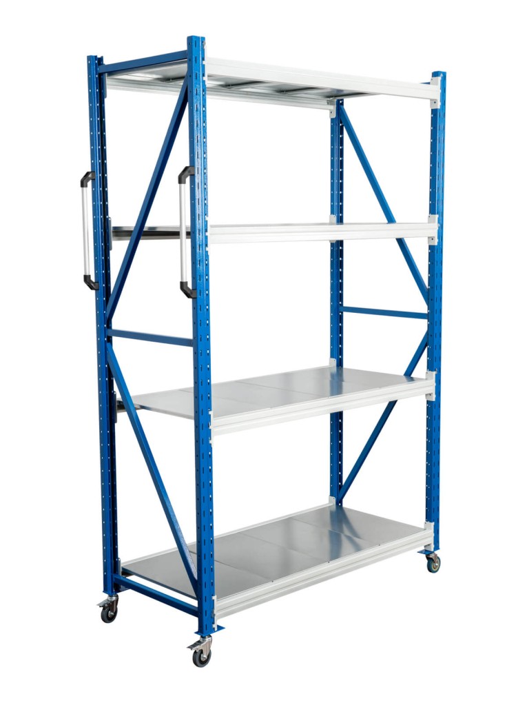 Стеллаж мобильный БиКом СТ-4 300x90x50 4 полки купить в Саратове Стеллаж мобильный БиКом СТ-4 300x90x50 4 полки купить в Саратове