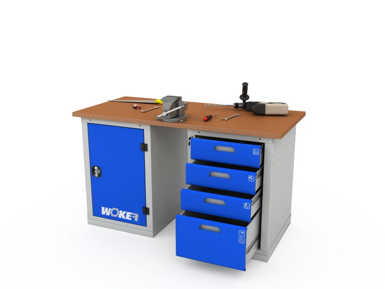 Верстак двухтумбовый WOKER PRO 2104.1200 купить в Саратове