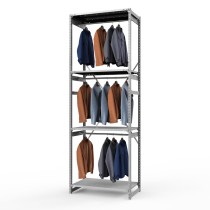 Стеллаж металлический ТСУ Универсал, 3000х1060х500 мм.Штанги: 3шт. Полки: металл перф. 4 шт.