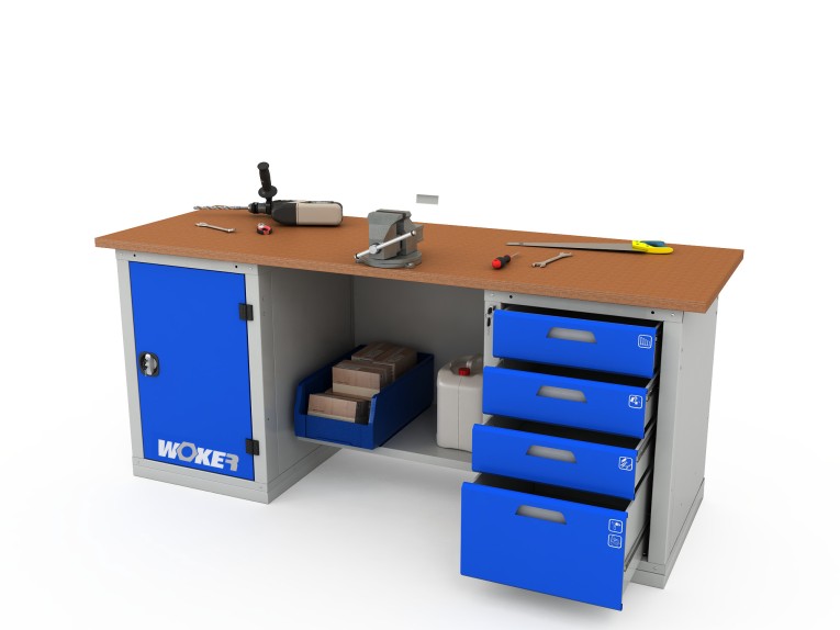 Верстак двухтумбовый WOKER PRO 2104.2000 купить в Саратове