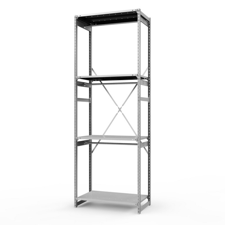 Стеллаж металлический ТСУ Универсал, 3000х1060х500 мм.Штанги: 3шт. Полки: металл усил. перф. 4 шт. купить в Саратове