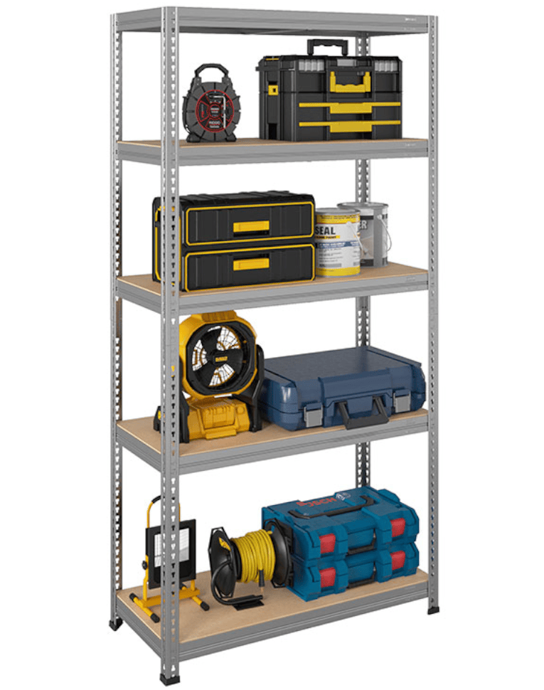 Стеллаж быстросборный ЛОФТ (SBL) 1800x900x400 5 полок (цинк) купить в Саратове