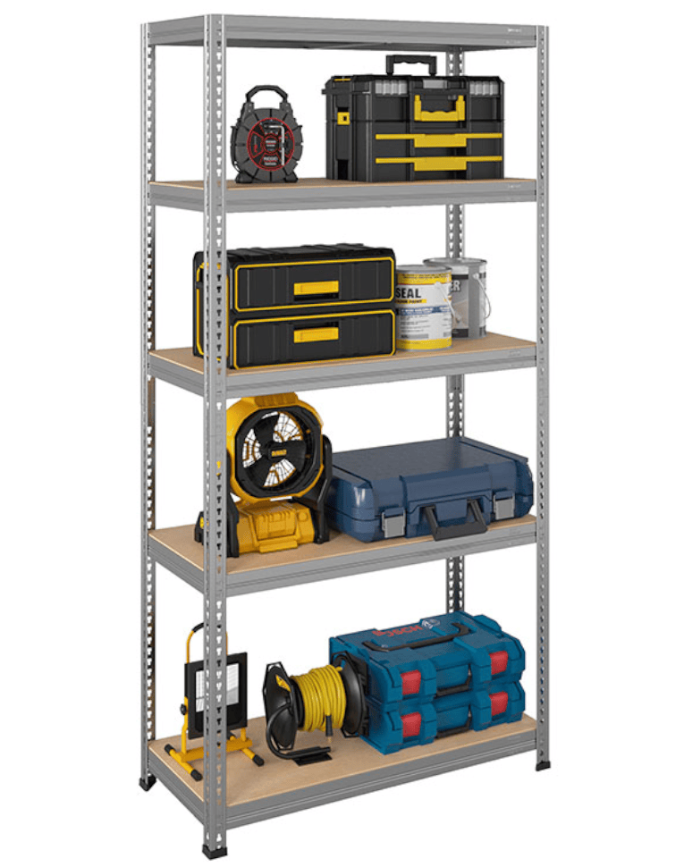 Стеллаж быстросборный ЛОФТ (SBL) 1800x900x450 5 полок (цинк) купить в Саратове