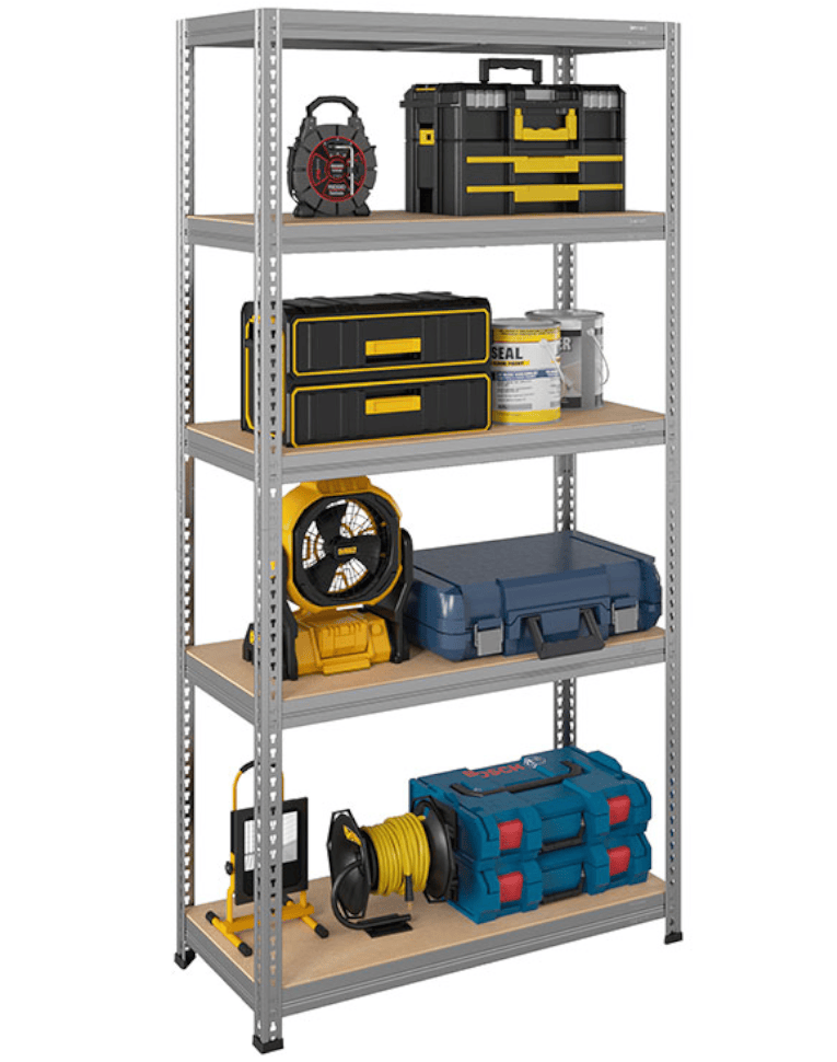 Стеллаж быстросборный ЛОФТ (SBL) 1800x1200x450 5 полок (цинк) купить в Саратове