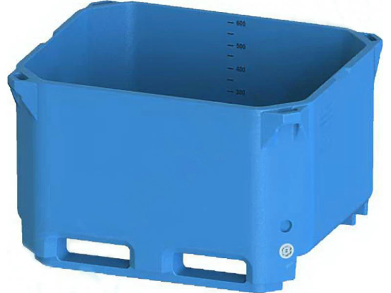 Контейнер 600л. изотермический, без крышки цв. синий купить в Саратове