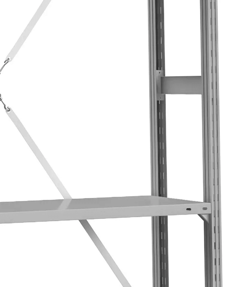 Стеллаж ТСУ 2500x1200x600 8 полок (300 кг, перф) купить в Саратове