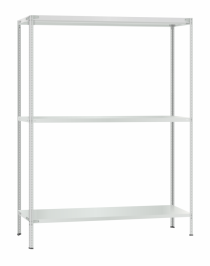 Стеллаж металлический Титан МС-500 2300х1500х500 3 полки Стеллаж металлический Титан МС-500 2300х1500х500 3 полки