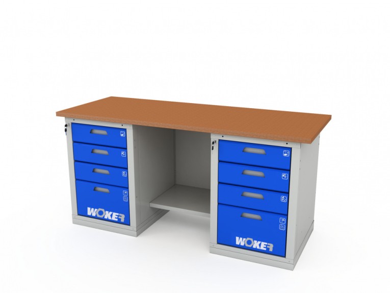 Верстак двухтумбовый WOKER PRO 2404.1800 купить в Саратове