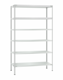 Стеллаж металлический Титан МС-500 2400х1200х400 6 полок Стеллаж металлический Титан МС-500 2400х1200х400 6 полок