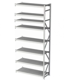 Дополнительная секция MS Profi 2500x1800x600 8 полок Дополнительная секция MS Profi 2500x1800x600 8 полок