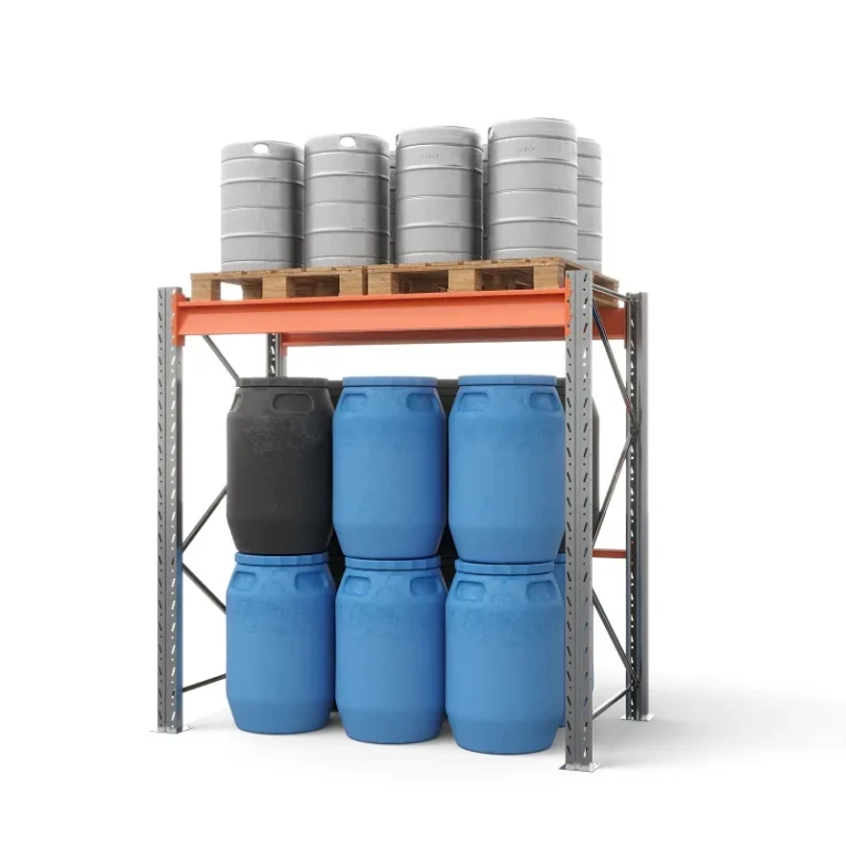 Стеллаж паллетный СПЛ 2000х1800х1100 1 ярус (1300/9700) купить в Саратове