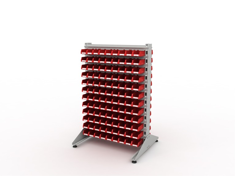 Стеллаж для пластиковых лотков SORTEX двухсторонний 1500x1000x800.01 купить в Саратове Стеллаж для пластиковых лотков SORTEX двухсторонний 1500x1000x800.01 купить в Саратове
