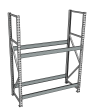 Стеллаж грузовой СГР 2000x1800x800 2 полки (без настила) Стеллаж грузовой СГР 2000x1800x800 2 полки (без настила)