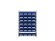 Стеллаж для пластиковых лотков SORTEX двухсторонний 1500x1000x800.03 купить в Саратове