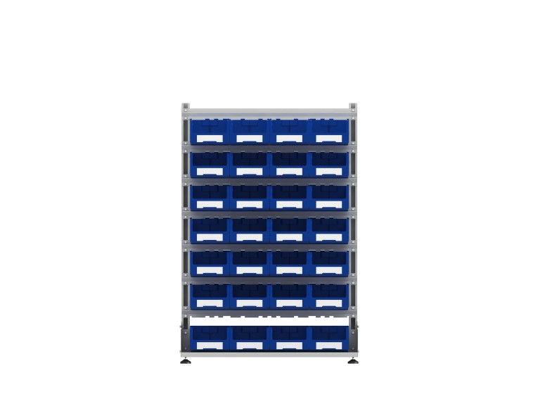 Стеллаж для пластиковых лотков SORTEX двухсторонний 1500x1000x800.03 купить в Саратове Стеллаж для пластиковых лотков SORTEX двухсторонний 1500x1000x800.03 купить в Саратове