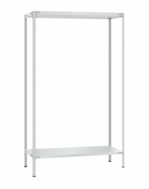 Стеллаж металлический Титан МС-500 2400х1200х500 2 полки Стеллаж металлический Титан МС-500 2400х1200х500 2 полки