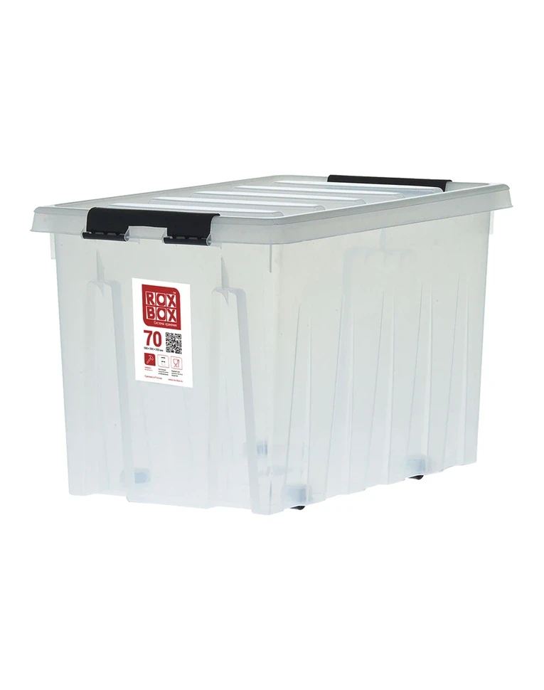 Ящик 580х390х350, цвет-прозрачный, артикул: Rox Box 70 Ящик 580х390х350, цвет-прозрачный, артикул: Rox Box 70