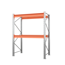 Стеллаж паллетный СПЛ 2500х1800х1100 2 яруса (1300/9700) Стеллаж паллетный СПЛ 2500х1800х1100 2 яруса (1300/9700)