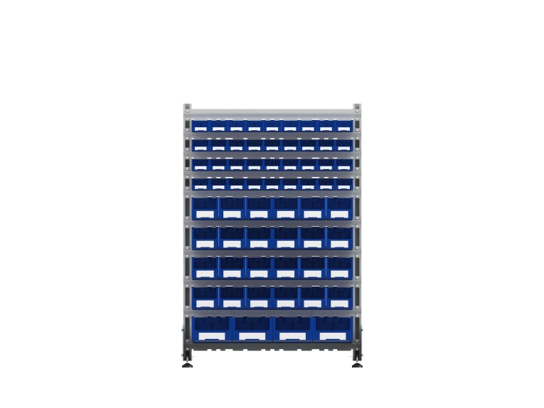 Стеллаж для пластиковых лотков SORTEX двухсторонний 1500x1000x800.05 купить в Саратове Стеллаж для пластиковых лотков SORTEX двухсторонний 1500x1000x800.05 купить в Саратове