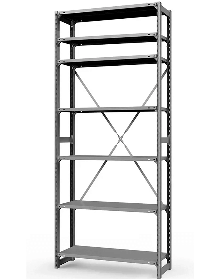 Стеллаж ТСУ 3500x700x800 7 полок (150 кг, металл) купить в Саратове
