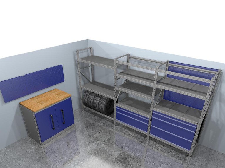 Стеллажная система хранения №1 Гараж купить в Саратове Стеллажная система хранения №1 Гараж купить в Саратове