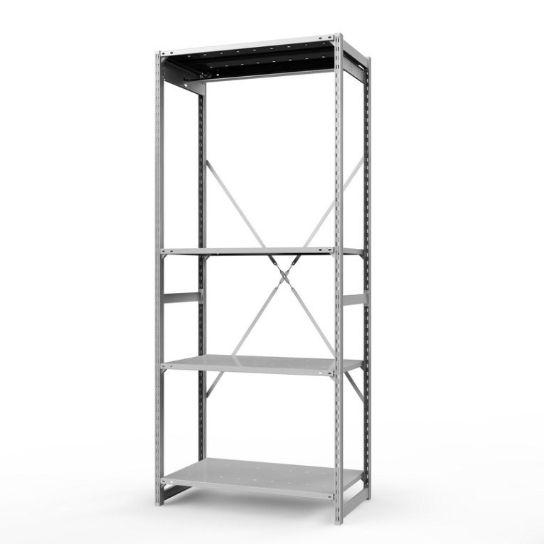 Стеллаж металлический ТСУ Универсал, 2500х1060х500 мм.Штанги: 1шт. Полки: металл перф. 4 шт. купить в Саратове