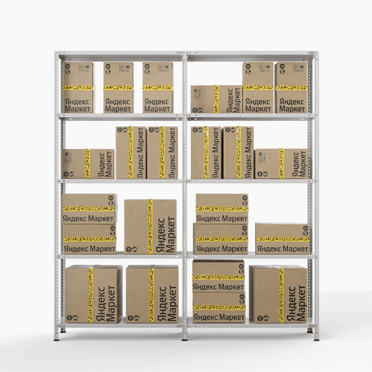 Стеллаж ПВЗ Яндекс Маркет 2000х2000х400 5 полок купить в Саратове Стеллаж ПВЗ Яндекс Маркет 2000х2000х400 5 полок купить в Саратове