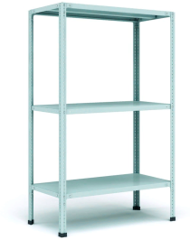 Стеллаж металлический Титан МС-500 2200х1500х500 3 полки Стеллаж металлический Титан МС-500 2200х1500х500 3 полки