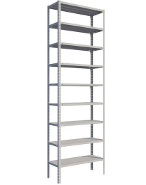 Стеллаж MS Strong 3100х1200х500 9 полок Стеллаж MS Strong 3100х1200х500 9 полок