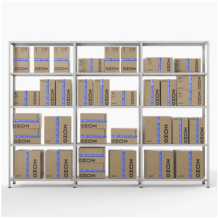 Стеллаж ПВЗ Озон 2000х3000х400 5 полок купить в Саратове