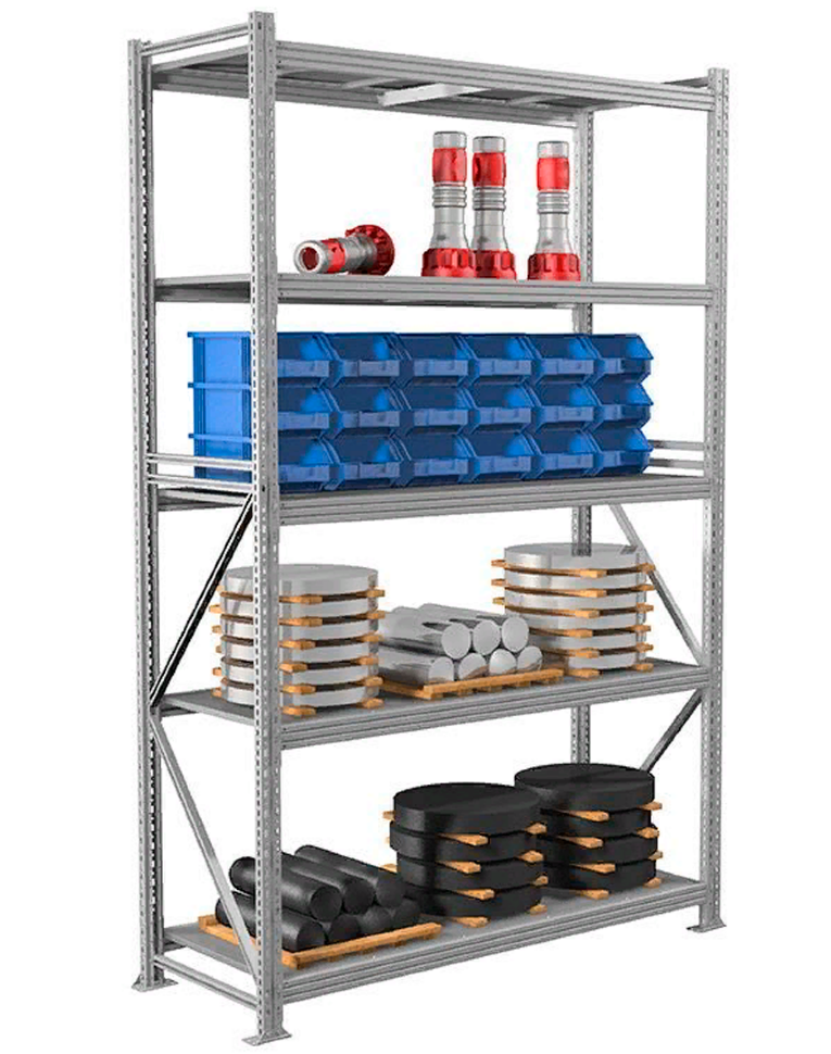 Стеллаж MS Profi 2500х900х800 5 полок купить в Саратове