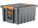 Контейнер особопрочный Rox Box PRO 36 (500х390х250 мм с крышкой и клипсами, антрацит) купить в Саратове