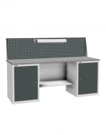 Верстак ДиКом ВЛ-К-200-10+Э1 со светильником