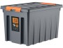 Контейнер особопрочный Rox Box PRO 70 (589х396х355 мм с крышкой и клипсами, на роликах, антрацит) Контейнер особопрочный Rox Box PRO 70 (589х396х355 мм с крышкой и клипсами, на роликах, антрацит)