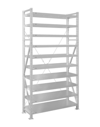 Стеллаж MS U 2500x1200x500 10 полок (280 кг, металл) купить в Саратове