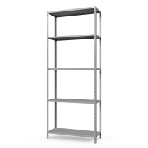 Стеллаж ТС Лайт с перф. полками 2500х1200х800 5 полок