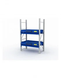 Стеллаж с выкатными платформами S-HEAVY 1000/1300 (2 яруса хранения) Стеллаж с выкатными платформами S-HEAVY 1000/1300 (2 яруса хранения)