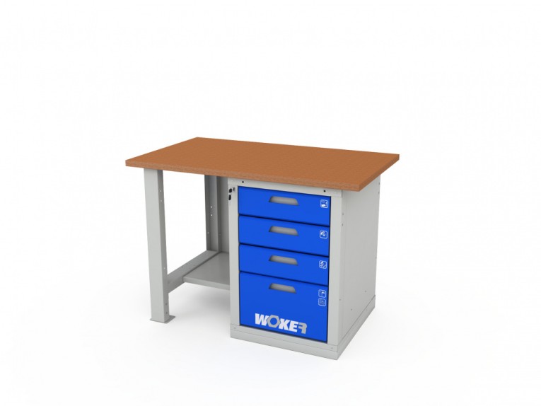 Верстак однотумбовый WOKER PRO 1004.1200 купить в Саратове