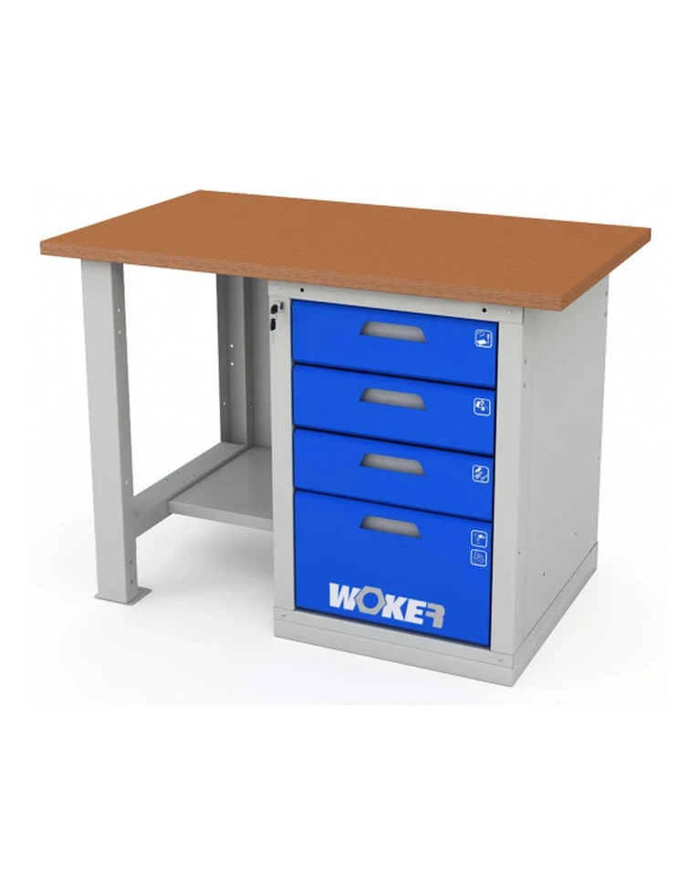 Верстак однотумбовый WOKER PRO 1004.1200 купить в Саратове