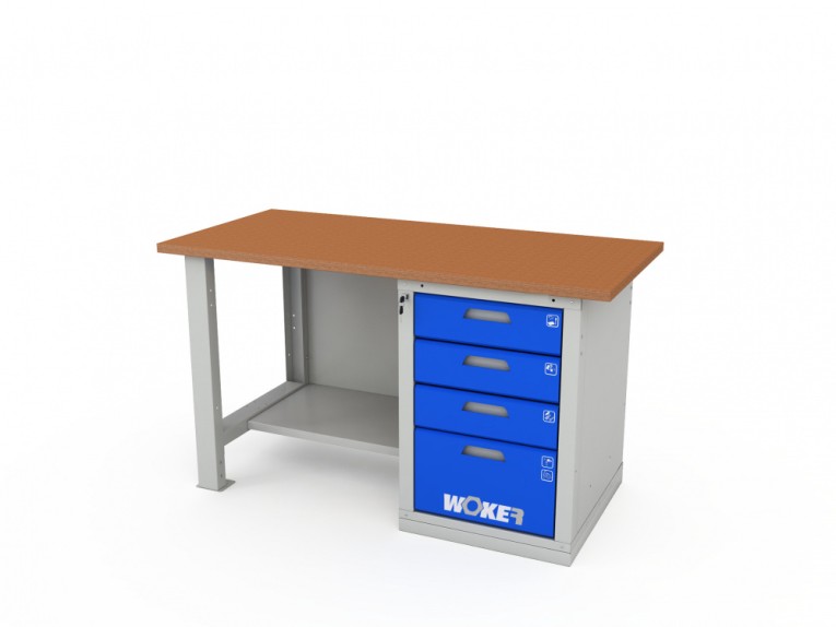 Верстак однотумбовый WOKER PRO 1004.1500 купить в Саратове