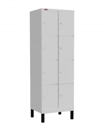 Шкаф-локер ДиКом УНО-324, корпус RAL 7038, двери RAL 7038, на ножках Шкаф-локер ДиКом УНО-324, корпус RAL 7038, двери RAL 7038, на ножках