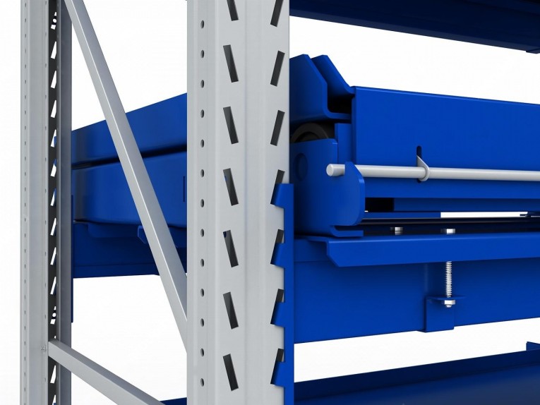 Стеллаж с выкатными платформами S-HEAVY 1000/900 (2 яруса хранения) купить в Саратове