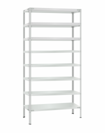 Стеллаж металлический Титан МС-500 2300х1000х500 8 полок Стеллаж металлический Титан МС-500 2300х1000х500 8 полок