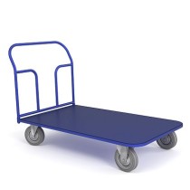 Тележка платформенная ТП 6 (г/п 550 кг, 1200x800 мм, колеса серая резина 200 мм) Тележка платформенная ТП 6 (г/п 550 кг, 1200x800 мм, колеса серая резина 200 мм)