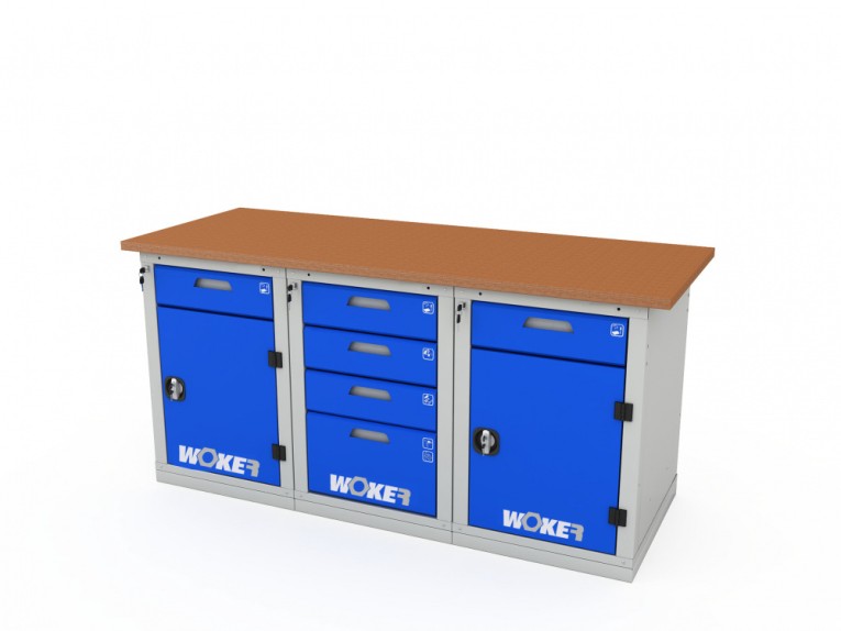 Верстак трехтумбовый WOKER PRO 3242.1800 купить в Саратове