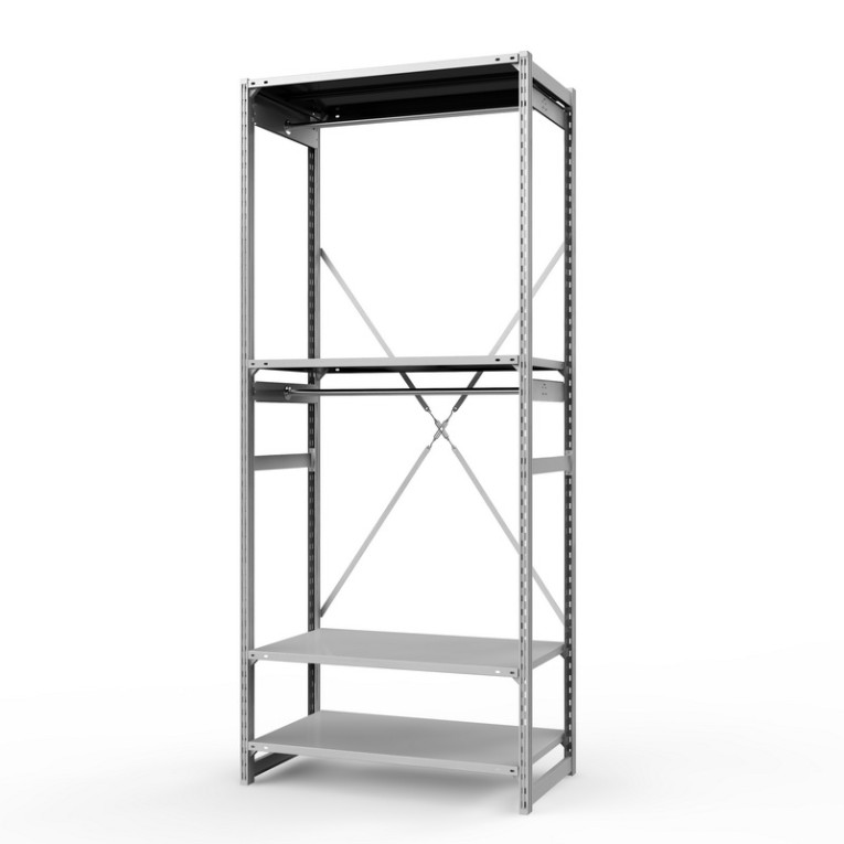 Стеллаж металлический ТСУ Универсал, 2500х1060х600 мм.Штанги: 2шт. Полки: металл усил. 4 шт. купить в Саратове
