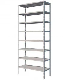 Стеллаж MS Standart 2000х1000х500 8 полок Стеллаж MS Standart 2000х1000х500 8 полок