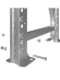 Стеллаж MS U 2500x1200x800 3 полки (280 кг, металл) купить в Саратове
